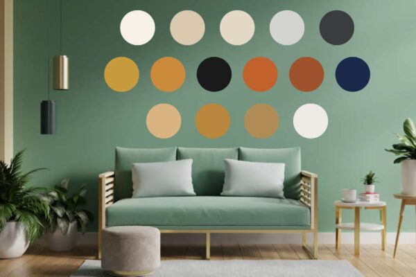 quelle couleur associer au vert celadon