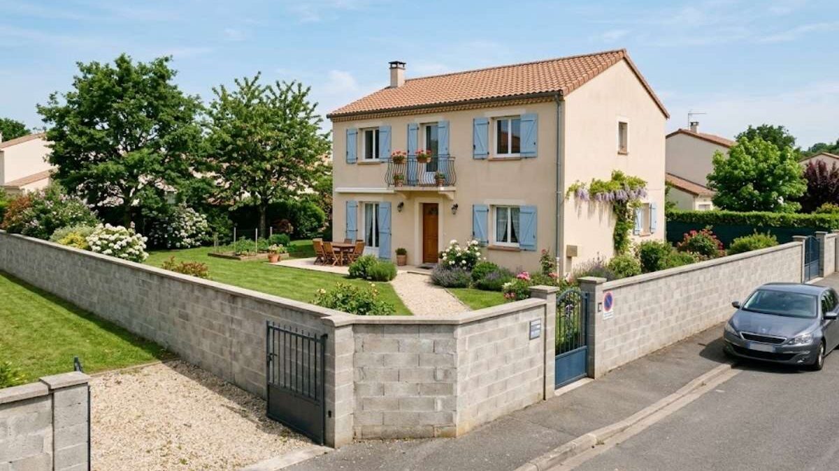 prix mur de clôture 2m de haut en parpaing